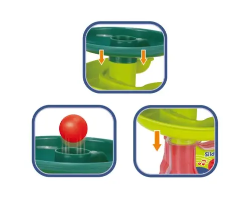 Fountain Slide for Balls Balls Sounds Colorful