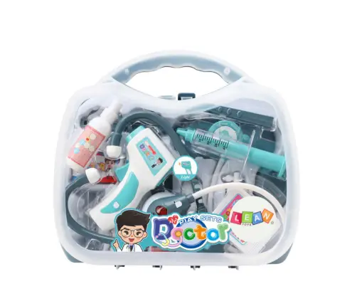 Little Doctor Medical Kit In Suitcase Lights Sounds Blue