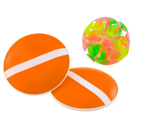 Arcade Game Round Palettes Ball With Suction Cups Orange Arcade Game Round Palettes Ball With Suction Cups Orange