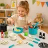 Little Chef Set Pots Dishes Food Products 33 El