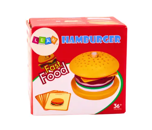 Wooden Hamburger 8 El Cards With Recipes 10 Pcs