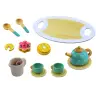 Tea Coffee Set for Children Wooden 15 Pieces