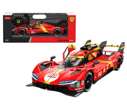 Tālvadības mašīna Ferrari 499P Red