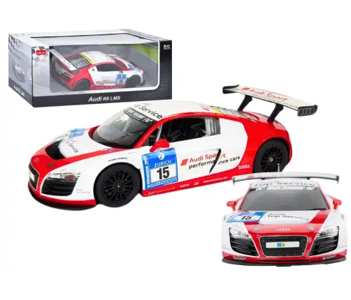 Radiovadāmā mašīna AUDI R8 LMS White