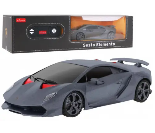 RC Sports Car 1:24 Remote Controlled Lamborghini Sesto Elemento Gray