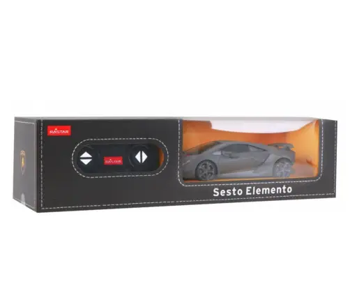 RC Sports Car 1:24 Remote Controlled Lamborghini Sesto Elemento Gray