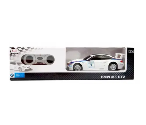 RC Sports Car 1:24 Remote Controlled BMW M3 GT2 White