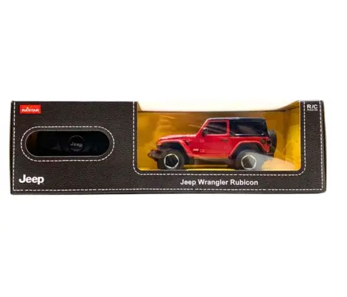 Car R/C 1:24 Remote Controlled JEEP Wrangler JL Rubicon Red