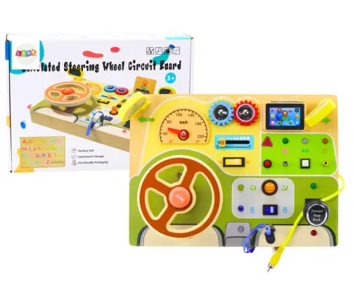 Analog Sensory Manipulative Board Car LED Lights Analog Sensory Manipulative Board Car LED Lights
