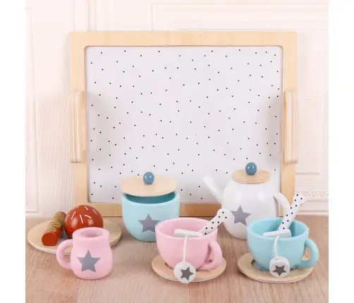 Coffee Tea Wooden Set Small Household Appliances Cookies Coffee Tea Wooden Set Small Household Appliances Cookies