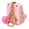 Electronic Game Tetris Pocket Keychain Pink