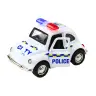 Classic Police Car 1:38 Drive Lights Sounds White