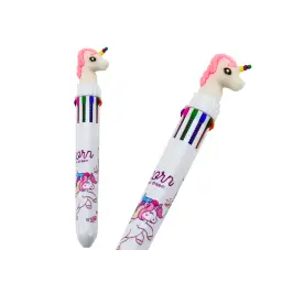 Multicolor Unicorn Automatic Pen 10 White Multicolor Unicorn Automatic Pen 10 White