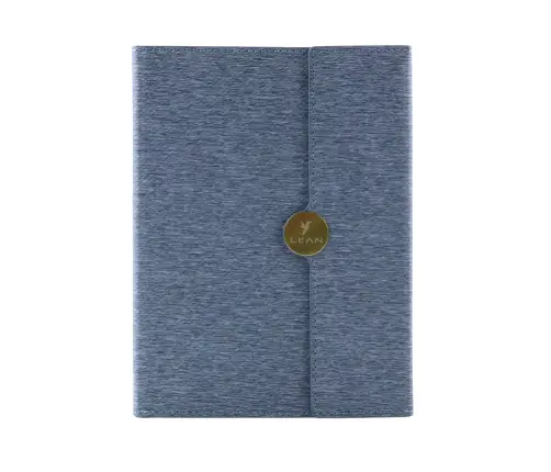 Biroja piezīmju grāmata ar magnētisko vāku, A5 Blue