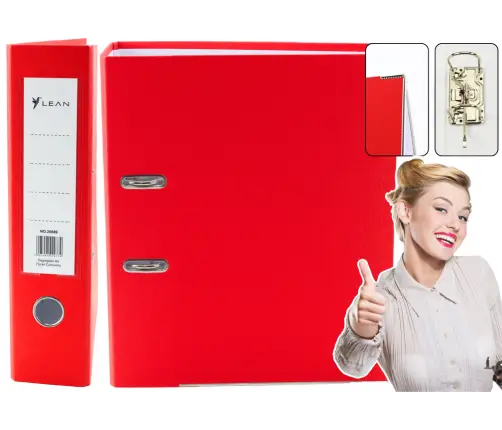A4 папка-регистратор Red