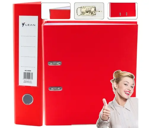A4 папка-регистратор Red