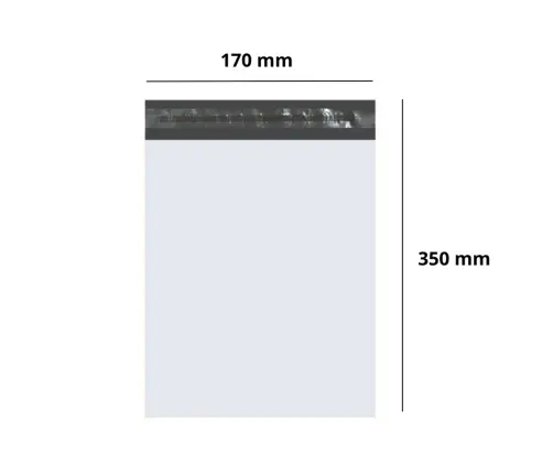 Polietilēna Paciņu Maisiņi – 100 Gab., 170x350 mm