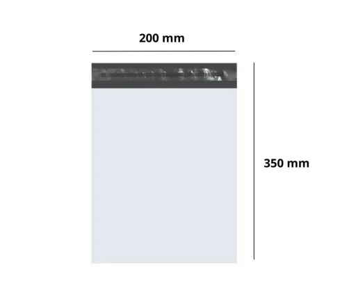 Polietilēna Paciņu Maisiņi – 100 Gab., 200x350 mm