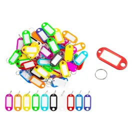 Keychains Pack of 100 Pieces MIX Colors