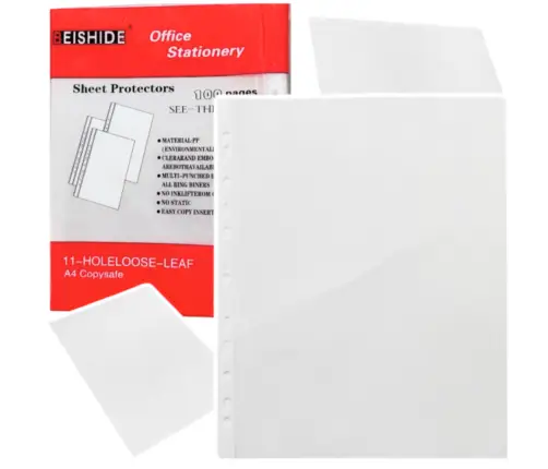 Transparent Document Pouches A4 100pcs.