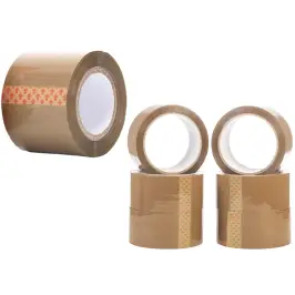 Brown Synthetic Rubber Packing Tape 48MM*50M 50Yd Strong