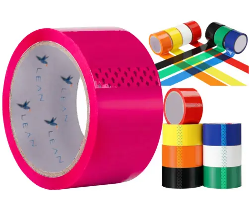 Acrylic Packing Tape Pink 48/50Y