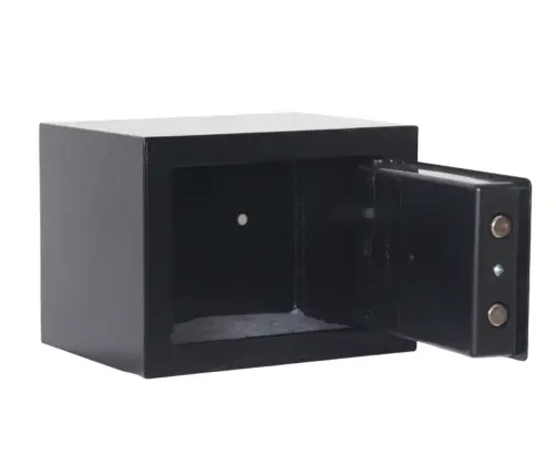 Electronic Safe Code Locker Steel Black