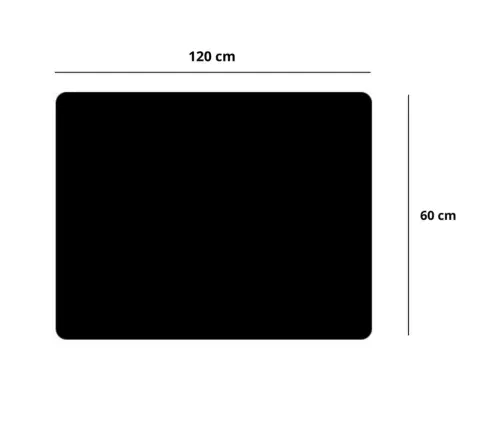 Office Mouse and Keyboard Pad 120 x 60cm