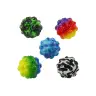 Spīdoša bumbiņa ar izvirzījumiem Colorful 6,5 cm