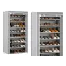 8-Tier Shoe Rack Organizer Wardrobe Dustproof Cover Gray