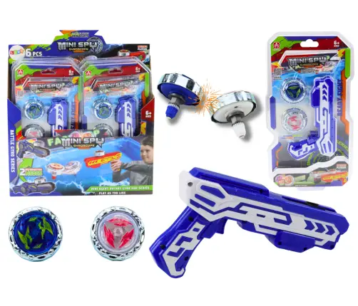 Šautru ieroču komplekts ar 2 metāla diskiem Blue Šautru ieroču komplekts ar 2 metāla diskiem Blue