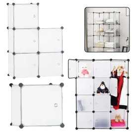 Transparent Shoe Cabinet Organizer Boxes 10 Pcs