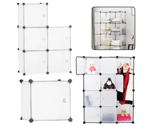Transparent Shoe Cabinet Organizer Boxes 10 Pcs