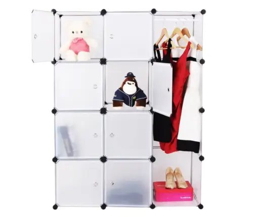 Transparent Shoe Cabinet Organizer Boxes 10 Pcs