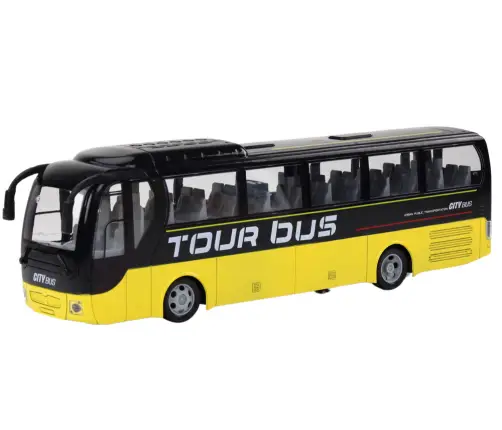 Remote Controlled RC Bus Yellow With Remote Control Light Effects