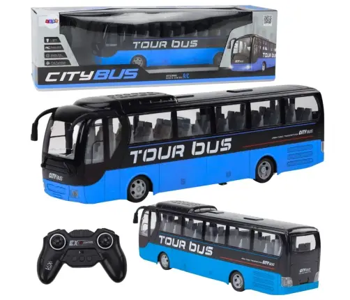 Remote Controlled RC Bus Yellow With Remote Control Light Effects