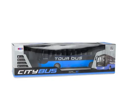 Remote Controlled RC Bus Yellow With Remote Control Light Effects