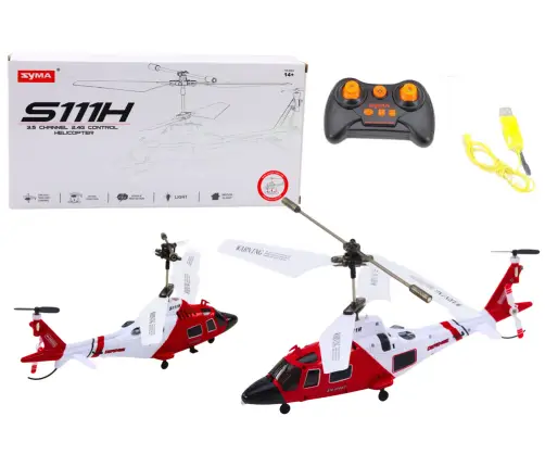 Radiovadāms helikopters Gyroscope Syma S111H Red