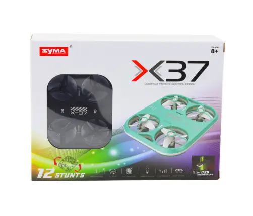 Remote Controlled RC Drone X37 Syma Black