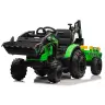 Battery-powered excavator with trailer SX2068 Green