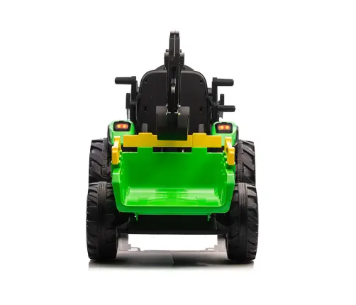 Battery-powered excavator with trailer SX2068 Green