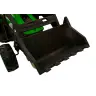 Battery-powered excavator with trailer SX2068 Green