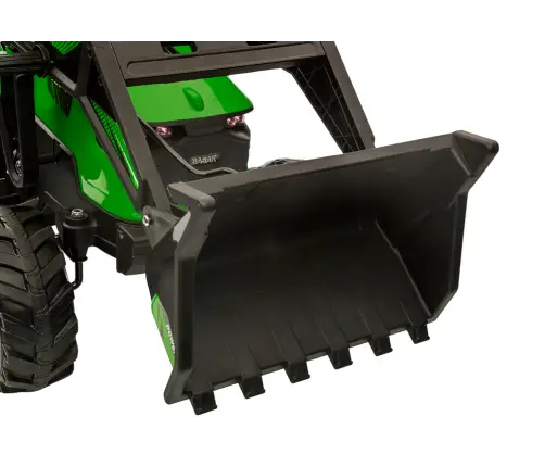 Battery-powered excavator with trailer SX2068 Green