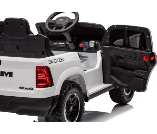Vienvietīgs elektromobilis ZB618 Dodge Ram White