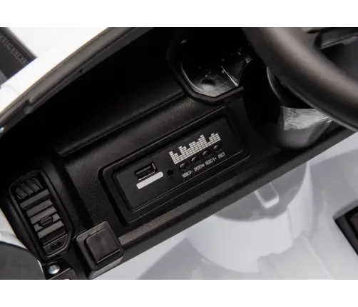 Vienvietīgs elektromobilis ZB618 Dodge Ram White