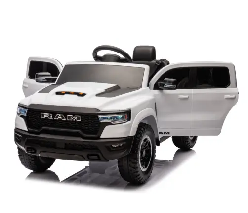 Vienvietīgs elektromobilis ZB618 Dodge Ram White