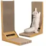 Corner Standing Scratching Post High Cardboard With Ball For Cat 60 x 40 x 24cm