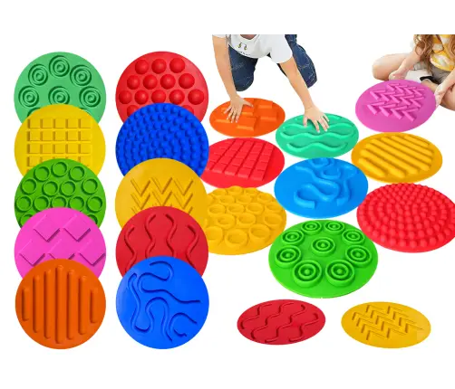 Silicone Discs Sensory Boards Colorful 10cm