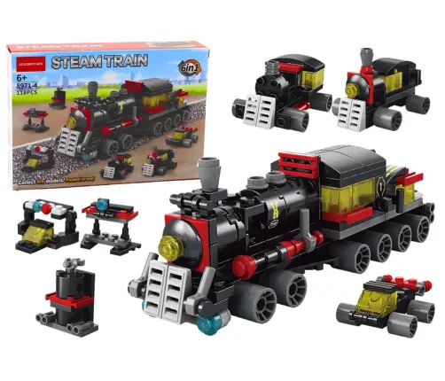 6in1 Locomotive Construction Blocks Set 118el