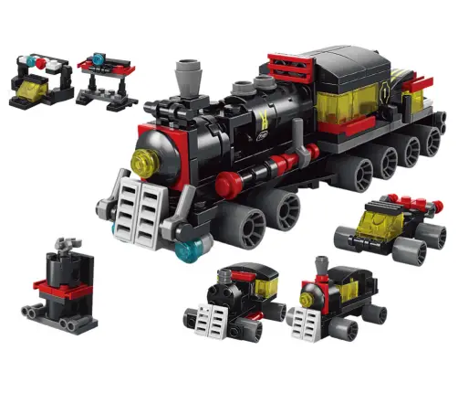 6in1 Locomotive Construction Blocks Set 118el